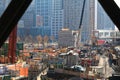 The World Trade Center site being cleaned up and reconstructed some years after the terrorist attack of 2001 in New York city