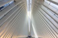 World Trade Center station interior in New York downtown, USA