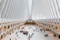 World Trade Center Station New York Manhattan Santiago Calatrava Oculus modern architecture Royalty Free Stock Photo