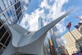 World Trade Center Station New York Manhattan WTC skyscrapers Santiago Calatrava Oculus modern architecture Royalty Free Stock Photo