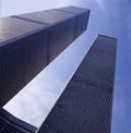 The World Trade Center Twin Towers in 1991 Royalty Free Stock Photo