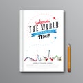 World Travel Book Template Design can be used for Book Cover, M