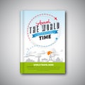 World Travel Book Template Design, can be used for Book Cover, M