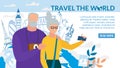 World Travel for Retired People Homepage Design