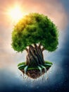 World tree Royalty Free Stock Photo