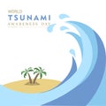 World Tsunami Day is raise awareness every year on November 5
