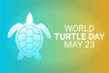 World Turtle Day, May 23
