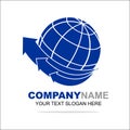 World Logo Design Template Royalty Free Stock Photo