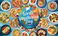 World Vegetarian Day, October 1 Royalty Free Stock Photo
