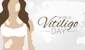 World Vitiligo Day Background Illustration Royalty Free Stock Photo