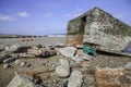 World War 2 beach defence uncovered by tidal surge