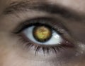 World war eye vision prophecy Royalty Free Stock Photo