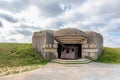 World War 2 German Defense battery in Longues sur Mer Normandy France Royalty Free Stock Photo