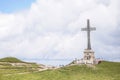 The World War 1 Heroes Cross Monument, on top of Caraiman Peak Royalty Free Stock Photo