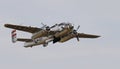World War II B-25 Mitchell Bomber Royalty Free Stock Photo