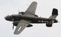 World War II B-25 Mitchell Bomber Royalty Free Stock Photo