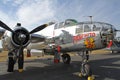 World War II B-25 Mitchell Bomber Aircraft Royalty Free Stock Photo