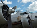 World War II B17 Bomber's Propellers Royalty Free Stock Photo