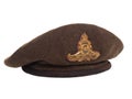 World War II Canadian soldier beret 3/4 view Royalty Free Stock Photo