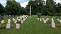 28 June 2020 - Harefield, England: Anzac War Graves Cemetery