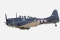 World War II Dauntless Dive-Bomber Aircraft Royalty Free Stock Photo