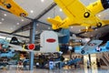 World War II era airplanes on display