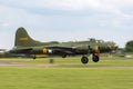 World War II era Boeing B-17 Flying Fortress bomber aircraft `Sally B` G-BEDF.