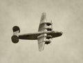 World War II era bomber Royalty Free Stock Photo