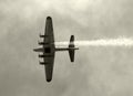 World War II era bomber Royalty Free Stock Photo