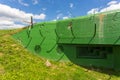 World War II fortifications bunker MRU, Miedzyrzecz, Poland.