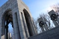 World War II Memorial National Mall Royalty Free Stock Photo