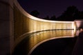 World war II memorial at night Royalty Free Stock Photo