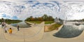 World War II Memorial Washington DC 2023. 360 panorama VR equirectangular photo