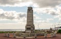 World War II memorial in Whitley Bay beach near Newcastle, England