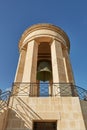 World War II Siege Bell War Memorial from lower viewpoint in the Royalty Free Stock Photo