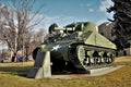 World War II tank at Emmett, Idaho