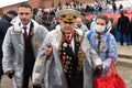 World War II veteran Vice Admiral Ashot Sarkisov on Moscow`s Red Square during the celebration of the 76th anniversary of the Vict