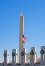 World War II And Washington Monuments