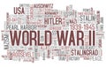 World War II Word Cloud