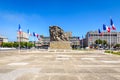 World war memorial in Le Havre, France