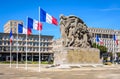 World war memorial in Le Havre, France Royalty Free Stock Photo