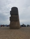 2 World War memorial in Normandy Royalty Free Stock Photo