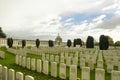 World war one cemetery tyne cot in belgium flanders ypres Royalty Free Stock Photo