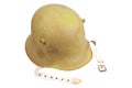 World War One German Stahlhelm military helmet Royalty Free Stock Photo