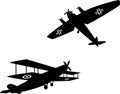 World War One planes Royalty Free Stock Photo