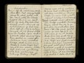 World War One Soldier's Diary Pages Royalty Free Stock Photo