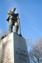 World War One and Two Memorial Royalty Free Stock Photo