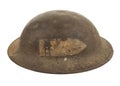 A World War One U.S. Army Doughboy Helmet Royalty Free Stock Photo