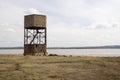 World War 2 radar control tower, Coalhouse Fort, Tilbury, Essex, England