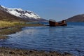 World War 2 shipwreck in Iceland Royalty Free Stock Photo